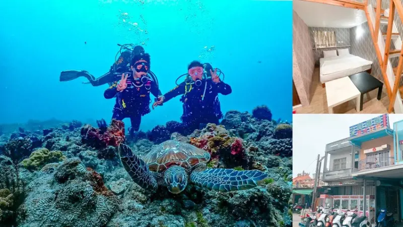 小琉球綠蠵龜潛水住宿