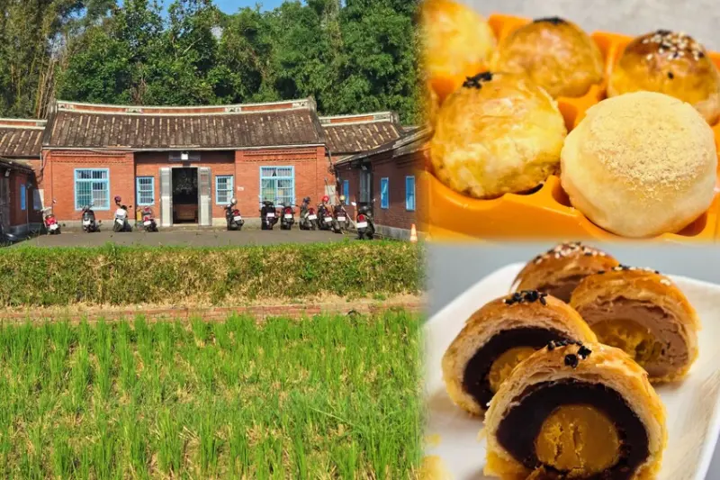 來桃園大溪三盒院吃手工蛋黃酥，今年這段時間天天營業｜三合院手工蛋黃酥｜中秋月餅禮盒｜桃園蛋黃酥