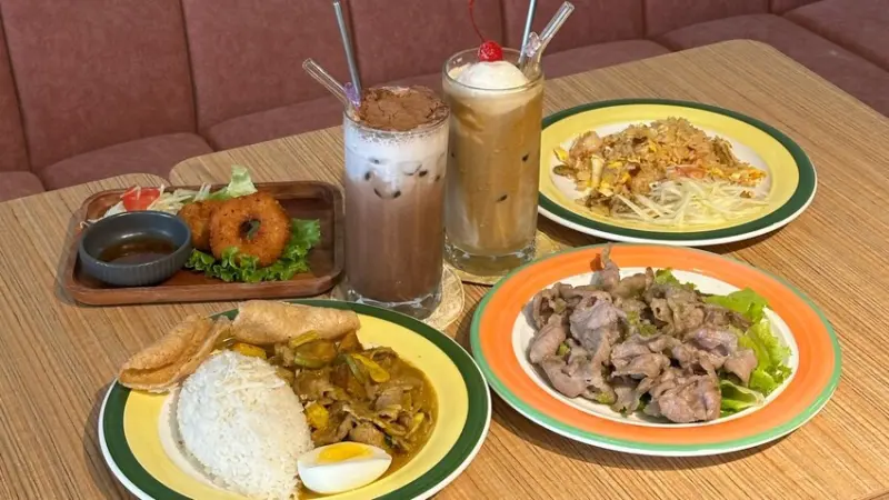 「中山區美食」泰妃Thaiffee，行天宮必吃泰式餐廳推薦，聚會聊天的療癒空間！「捷運美食」寵物友善「中山區包場」