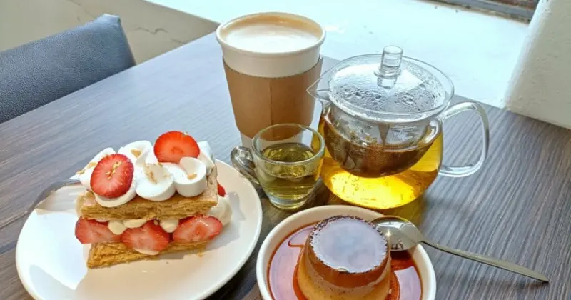 台北「甜舍La Maison Doux」古蹟老宅甜點咖啡，草莓千層與昭和布丁必嚐，寧靜不限時空間~