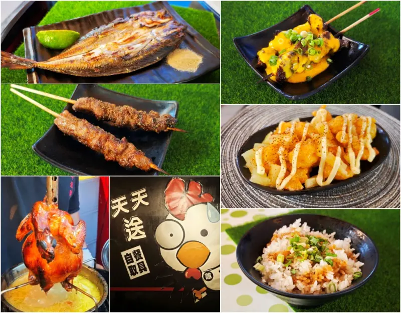 【雞老闆桶仔雞】士林夜市人氣聚餐地標｜金黃酥脆烤雞、KTV歡聚、學生優惠一次滿足 - 老爺爺與小老婆