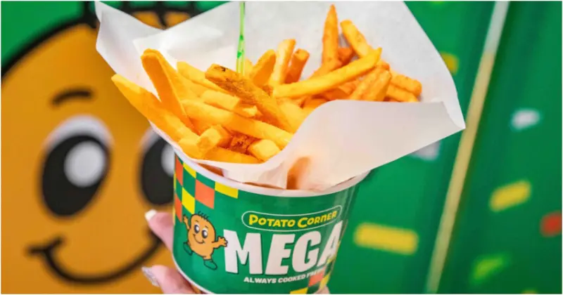 Potato Corner薯條天花板！全球2000+店現炸多種口味任搭，香酥脆獨特，台北信義區首店等你嚐鮮！