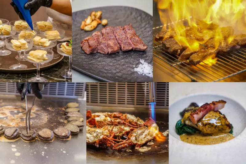 台中夏登法式鐵板燒｜1450元套餐・七期香草宅邸無菜單料理。 - 螞蟻幫的櫥櫃