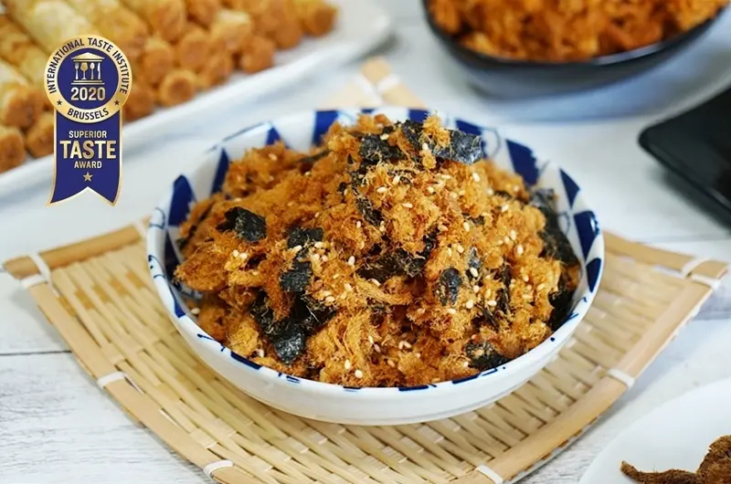 米其林主廚認證，Google評價五顆星的肉鬆老店，肉鬆蛋卷、肉酥杏仁酥讓你吃出肉鬆的無限可能!!