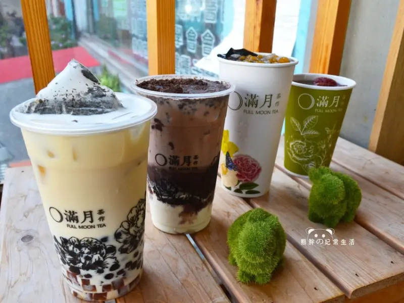 【台中西屯】滿月茶作-日式裝潢風格的手搖茶飲，原料實在茶湯獨特，任何飲品......