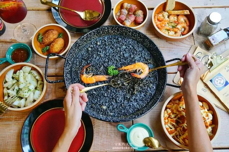 [新莊餐廳推薦 Paely Paella 西班牙開飯 ]讓人驚豔的西班牙道地料理 聚餐推薦餐廳 享受豐美微醺時光 - 安妮的天空