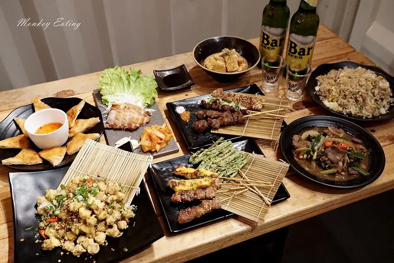 【台中潭子】丫丫串烤│營業到凌晨12點平價熱炒只要百元起，炸物燒烤、生啤酒，近潭子車站