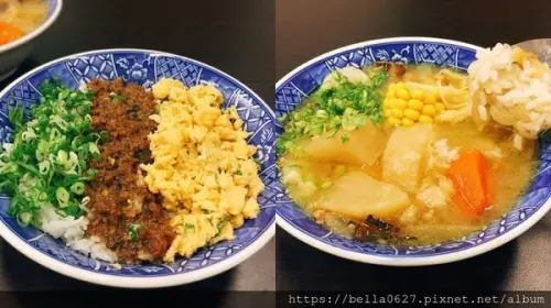 高雄美食【旻哥古早味飯湯七賢店】銅板價深夜美食//限量100碗銷魂肉塊牛B飯，蔬菜大骨熬飯湯~