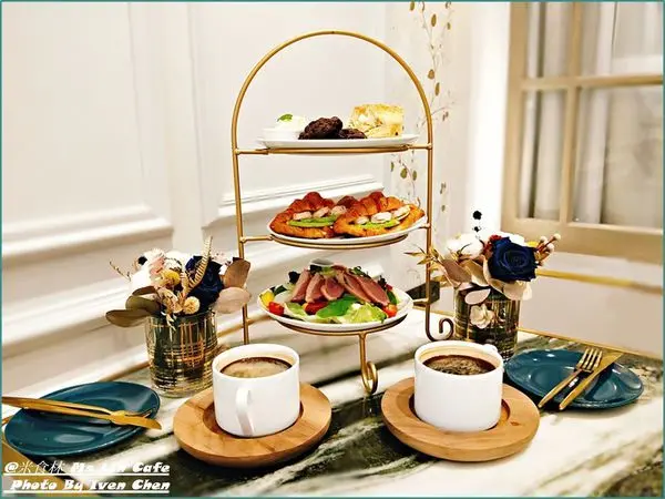 《松山網美餐廳推薦》好友聚會在驚豔的歐式下午茶/品味精緻雙人下午茶套餐/松山早午餐美食推薦/『米食林 Ms.Lin Cafe』