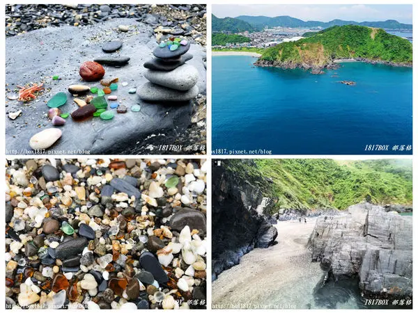 【宜蘭。蘇澳】賊仔澳玻璃海灘。攀爬70度峭壁賞海灣秘境。彩石玻璃海灘