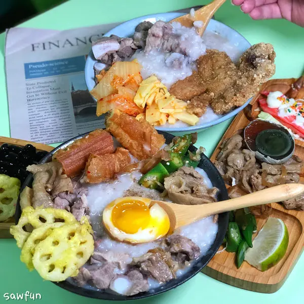 【台中美食】龍井區東海大學  芋見 粥 佛心店家 軟糯綿密的芋頭粥只要40元 芋頭排骨粥 冬天的暖心必備 東海美食