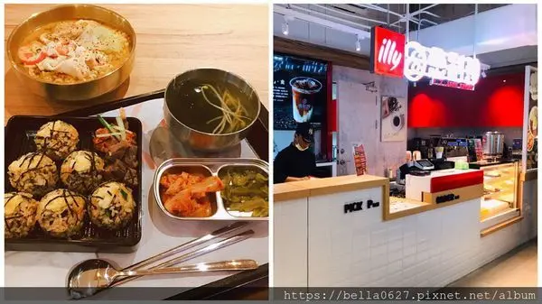 高雄美食【意利珍韓式料理】趣味DIY韓式手捏飯，南部獨家店鋪強勢在漢神本館進駐啦，販售著國寶級咖啡等著你~