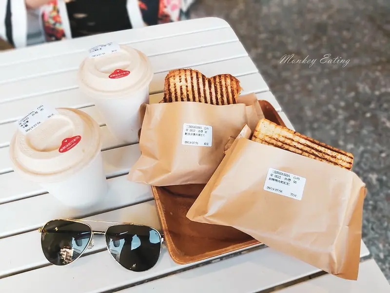 【台中北屯】三田xShasha│大坑東山路銅板早午餐，現做熱壓帕尼尼，多種麵包可選擇