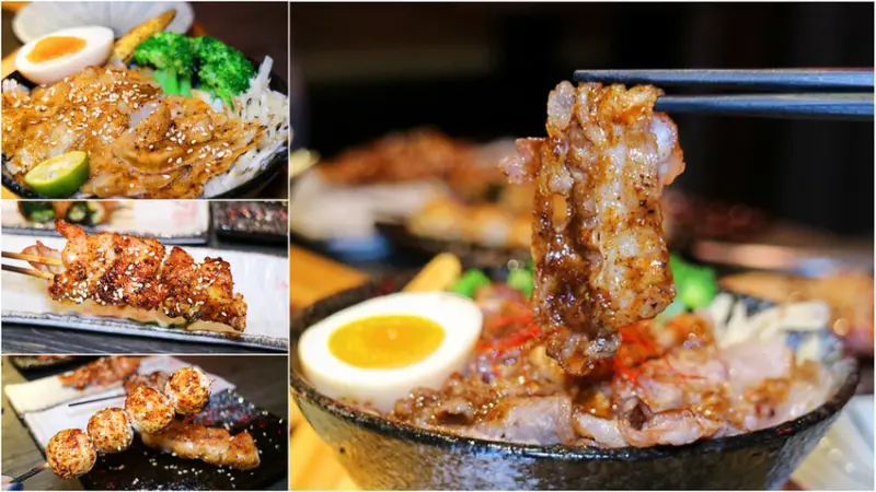 【台南美食】大河屋燒肉丼串燒 台南安平家樂福店 麻辣燒肉丼X松阪豬丼