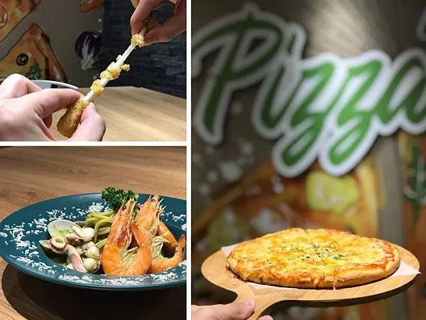 （新莊）佳瑪商圈藏身地下室平價西餐 自製醬料義大利麵、濃郁燉飯、現烤披薩 通通超美味-樂義屋