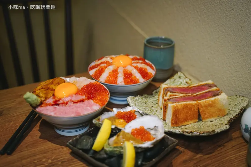 魚君さかなくん鮮魚專門居酒屋-松高店 | 海鮮控不看這篇會後悔~浮誇霸氣四色丼 讓你胃裡彷彿有座水族館。prime等級牛排三明治 厚實帶著鮮甜肉汁。信義區日式料理推薦。捷運市政府站
