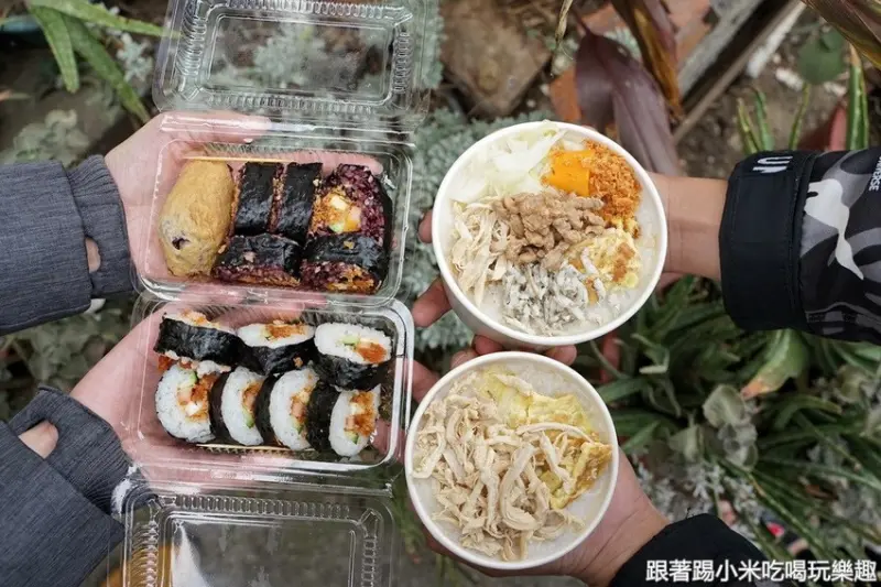 食品路無名吻仔魚粥.海苔壽司就是那種樸實無華卻有著健康美味活力來源的隱藏版早餐 