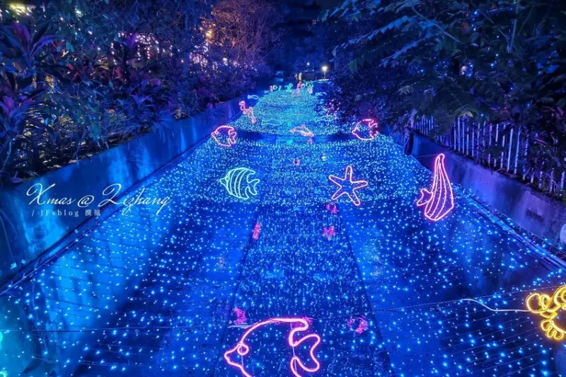 七張站漫步銀河！忠誠里小聖誕又來了！