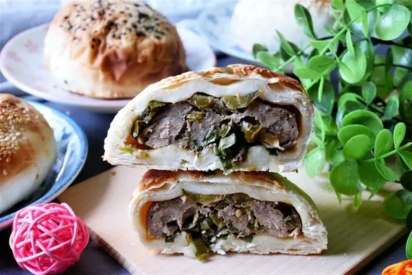 士林夜市必吃美食小吃-黑老闆胡椒餅.起司胡椒餅/泡菜胡椒餅/墨西哥辣椒胡椒餅.士林胡椒餅.士林美食.士林夜市小吃.近劍潭捷運站