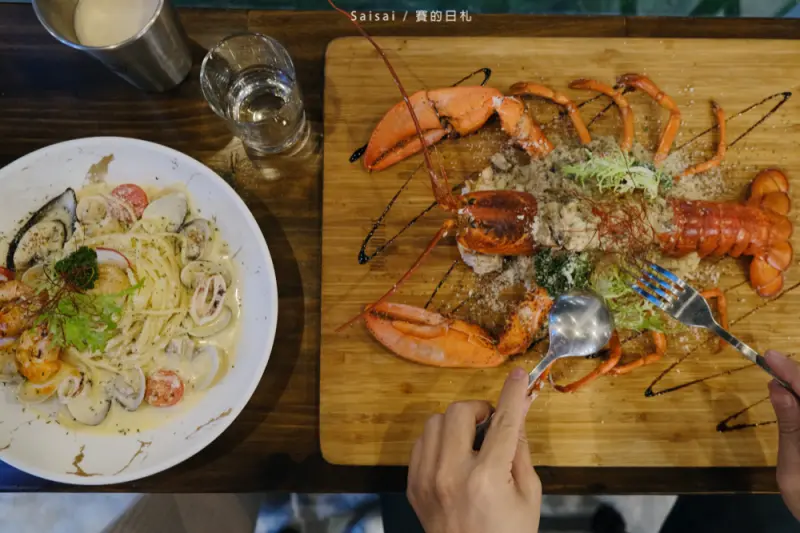 Racers Kitchen瑞瑟手作廚房｜台中北區｜波士頓龍蝦燉飯超美味！提供預算內的客製化料理，每一道都好吃到不行~