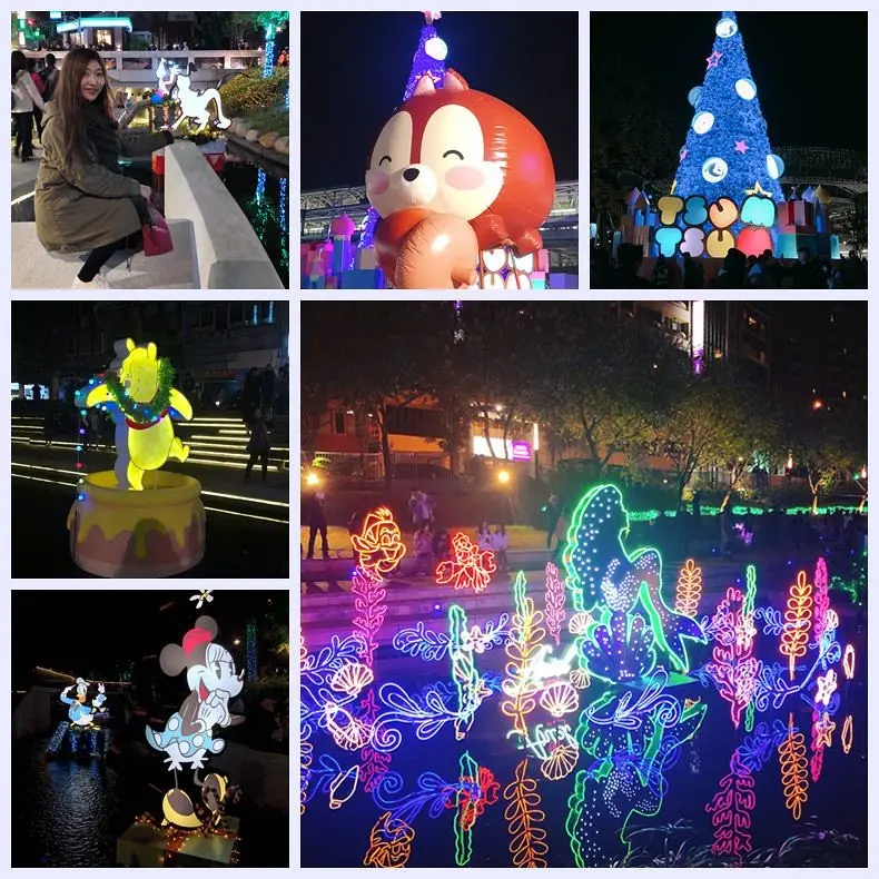 【台中景點】台中迪士尼國度，2019臺中耶誕夢想世界。台中舊火車站、綠川水岸、柳川水岸，沿途必拍迪士尼明星，迪士尼公主。(米奇．米妮．唐老鴨．黛西．跳跳虎．小熊維尼．高飛．小豬．白雪公主．睡美人．美女