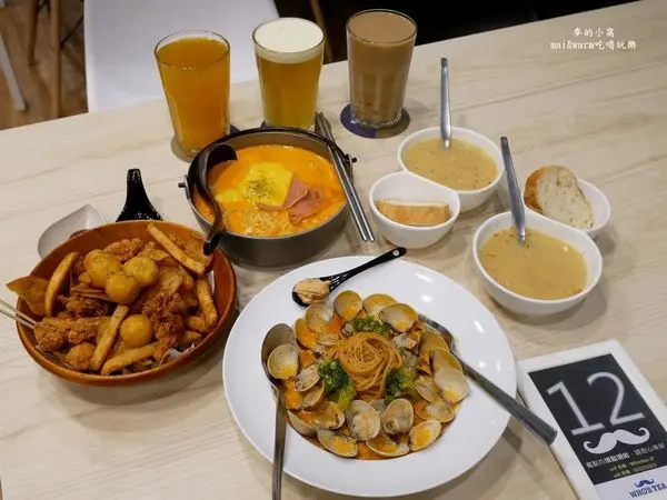 桃園美食｜Whos Tea 鬍子茶桃園成功店~不限時複合式餐飲、餐點平價好吃、還有提供桌遊