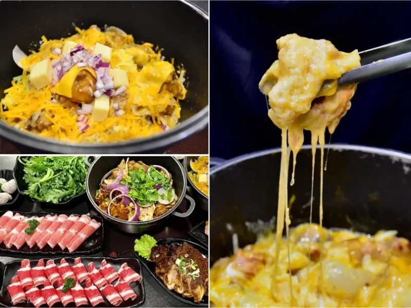 | 高雄美食 |香港人開的麻辣雞煲麻又香！超銷魂的起司雞一鍋兩吃/聞雞起爐港式麻辣雞煲火鍋