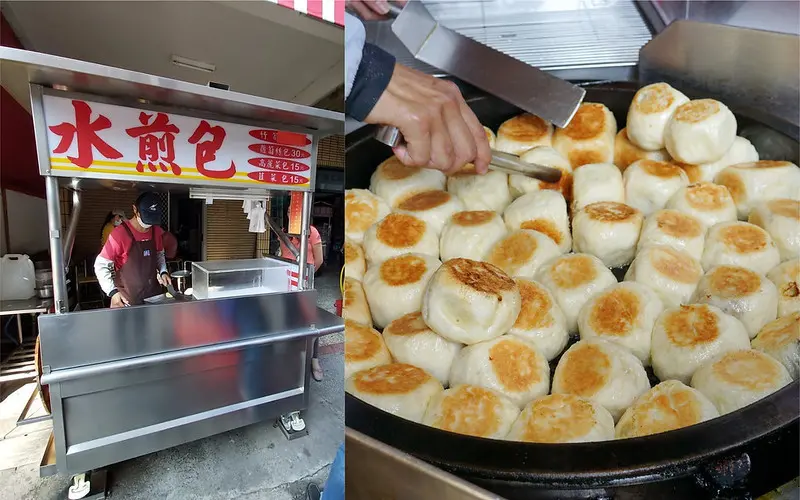 【台中南屯】大墩11街水煎包｜巷弄排隊銅板美食只賣4小時，剛出爐就秒殺！！
