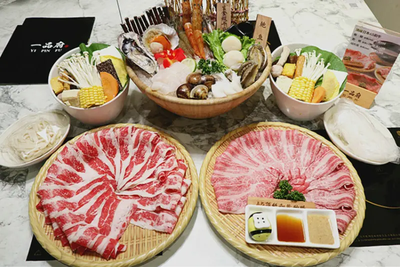 中山區火鍋｜一品府御膳鍋物｜中山區和牛火鍋｜頂級日本和牛雙人海陸大餐｜頂級日本A5和牛肋眼｜極上雪花牛｜平日第二鍋半價｜台北火鍋｜燒酒鍋｜麻油鍋