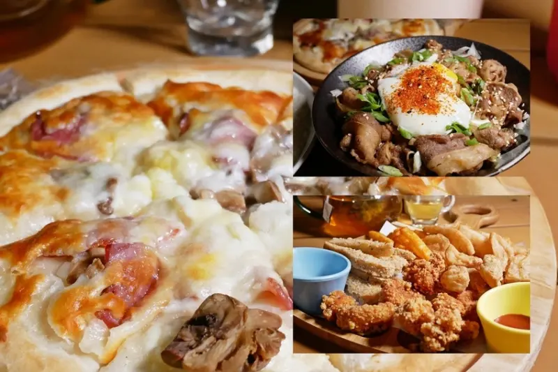 【好食分享】台中沙鹿夜景推薦,覓覓基地-帆杋望海,咖啡,輕食,甜點,附菜單