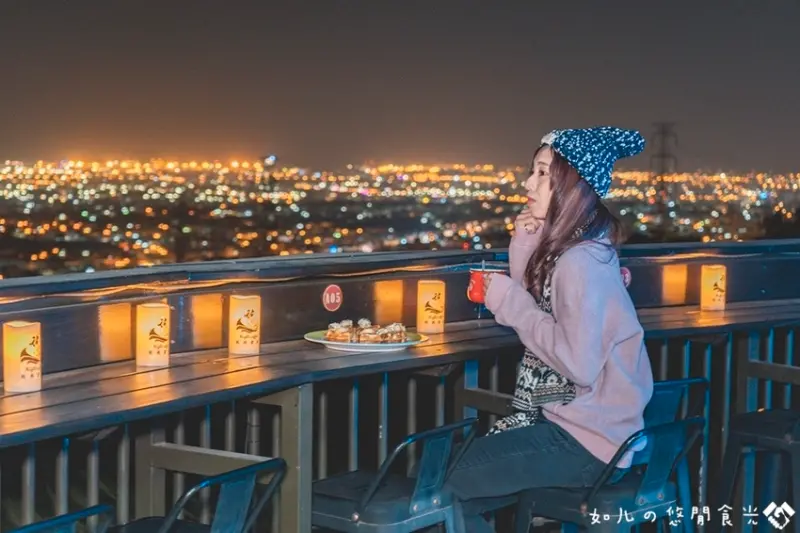 【台中沙鹿區】欣賞台中最美海線夜景，免門票、免服務費！一覽無遺180度無遮蔽視野『覓覓基地-帆杋望海』