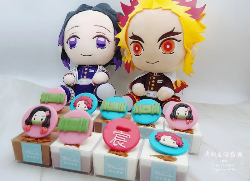 生日杯子蛋糕宅配推薦,鬼滅之刃造型杯子蛋糕開箱分享