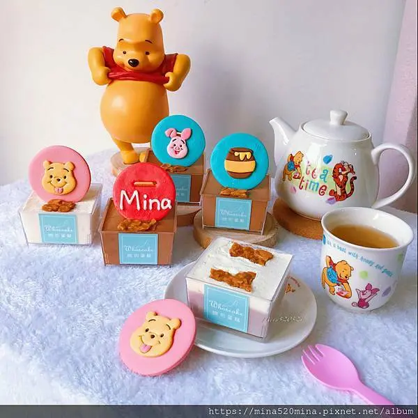 小熊維尼生日杯子蛋糕推薦,客製化造型杯子蛋糕全台宅配開箱