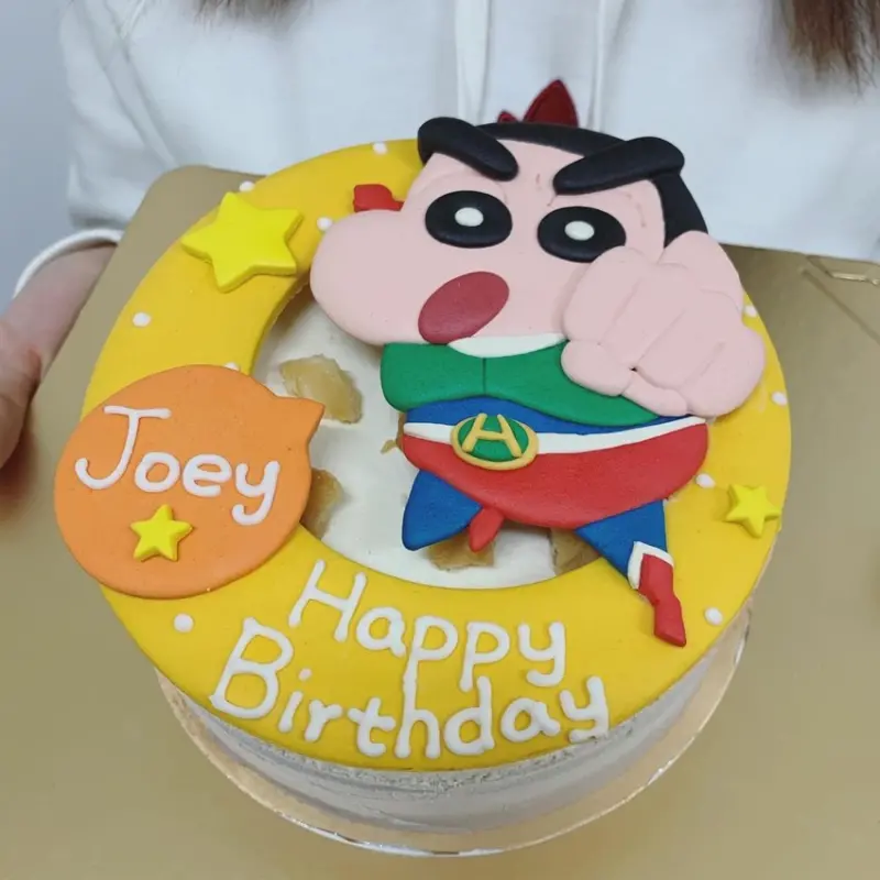 蠟筆小新客製化蛋糕推薦Whoscake,台北動感小新造型生日蛋糕成品分享~