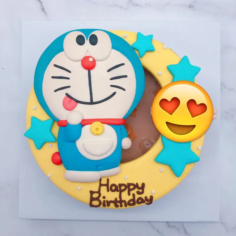 哆啦A夢生日蛋糕推薦,超可愛卡通小叮噹造型蛋糕分享