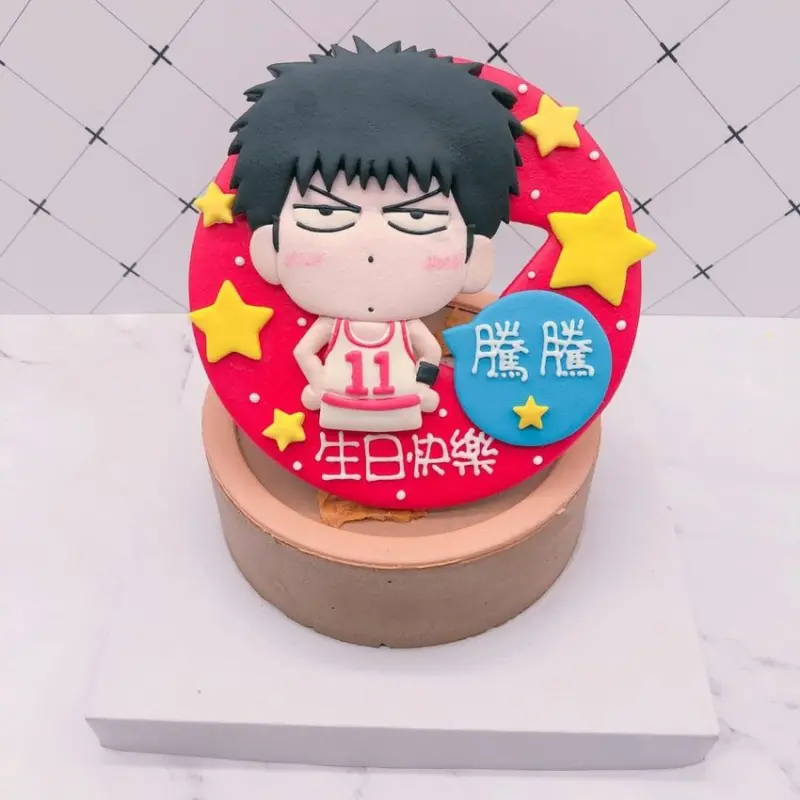 流川楓生日蛋糕手作分享,灌籃高手造型蛋糕宅配推薦