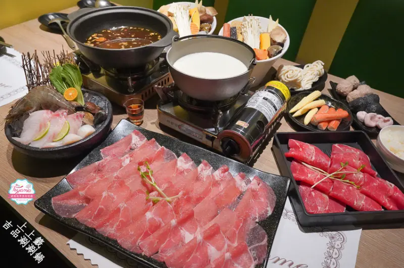 嘉義火鍋，上上籤吉品涮涮鍋~肉控最愛，11盎司大肉盤火鍋套餐只要268元，飲料任你暢飲！ - 緹雅瑪 美食旅遊趣