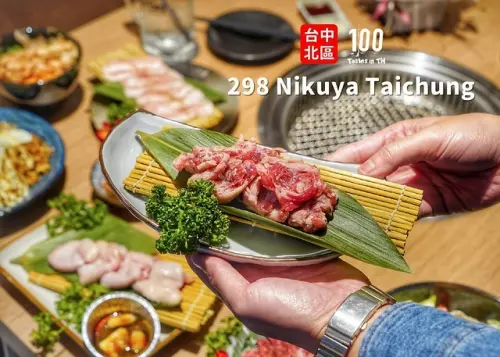 【台中北區】298 Nikuya Taichung｜健行路美食推薦！台中唯一有鼓椅的燒肉店，滿足你的無肉不歡！用美食從聖誕節一路嗨玩到跨年！