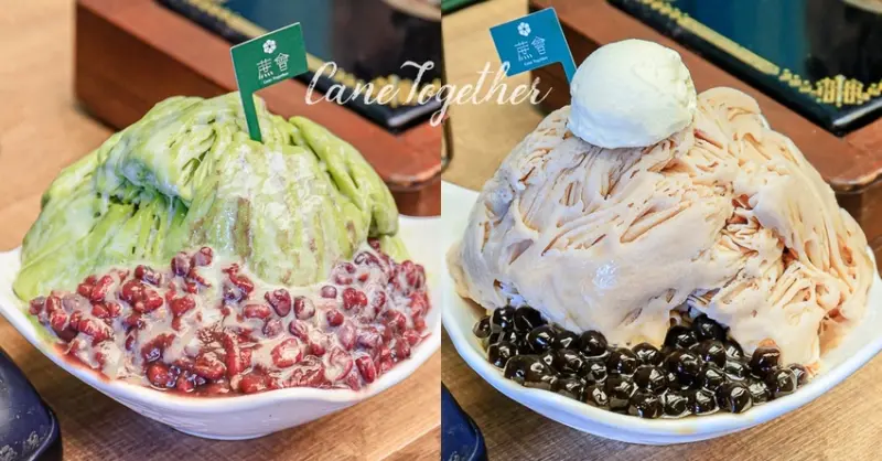 豆花控必吃！獨家厚豆花口感紮實有厚度，還有超大份量雪花冰，小鳥胃可不要輕易嚐試～