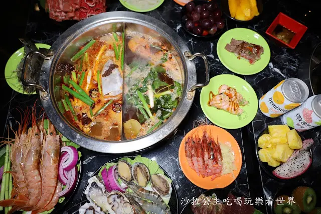 台北中山區火鍋吃到飽推薦『嗨蝦蝦百匯鍋物吃到飽』高CP值超多種食材.天使紅蝦.生魚片.生蠔.和牛.啤酒頂級冰淇淋無限供應雙連捷運站