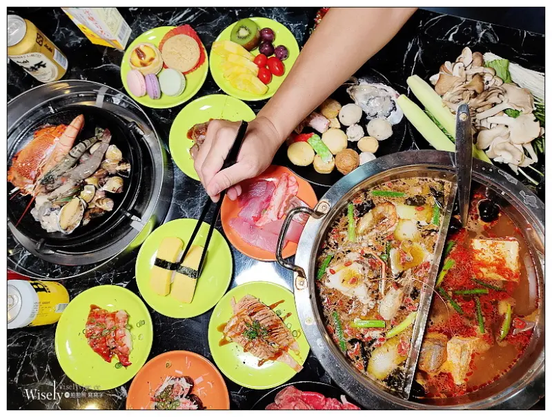 台北吃到飽。丼賞和食 x 嗨蝦蝦百匯鍋物-林森旗艦店