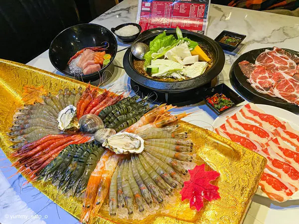 (台北雙連站)丼賞&嗨蝦蝦林森旗艦店 中山區聚餐推薦 中山區火鍋推薦 大份量浮誇海鮮船 新鮮肉品漁貨 給你高級視覺味覺雙享受