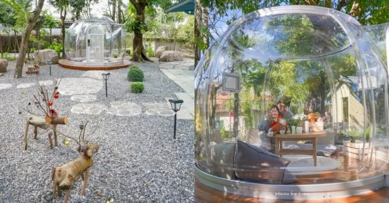 網美新景點‼ 森林系🌲玻璃屋～ 夜間點燈超浪漫，自家漁船海鮮新鮮保證， 義大利主廚搭配紅磚老房子蹦出新火花～