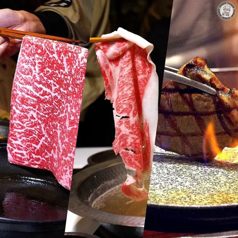[涮涮鍋．壽喜燒．牛排．和牛]不用去日本，華國但馬屋也可以吃原汁原味日本頂級和牛．和牛涮涮鍋、壽喜燒、火焰炙燒牛排一次可以吃到．TAJIMAYA華國但馬屋x台北華國大飯店