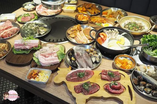 【高雄│大魯閣草衙道】虎樂-日韓精肉海鮮火烤吃到飽│慶生、年末聚會、尾牙春酒最佳首選！大胃王快來挑戰！