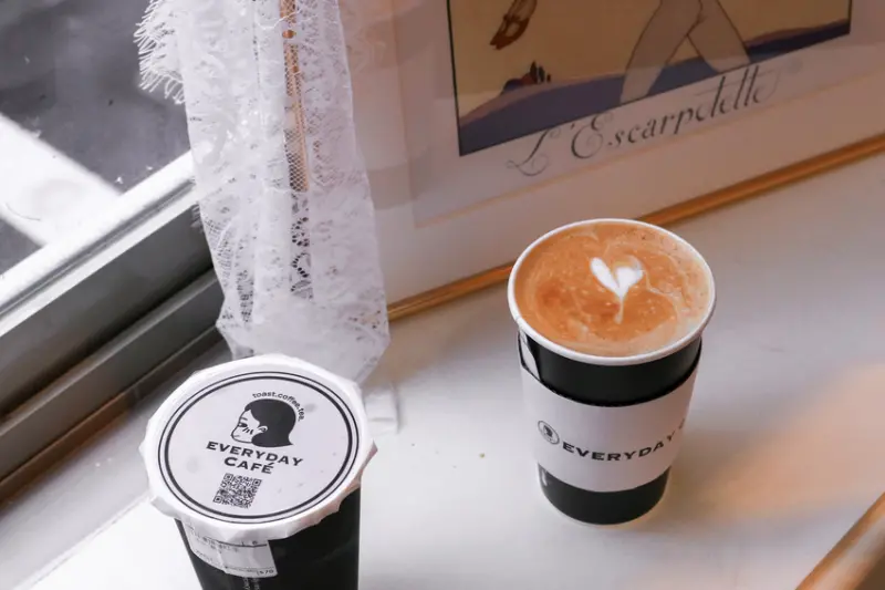 【中山早午餐】Everyday CAFE：女孩的手作吐司三明治，水準級的咖啡及高山茶香。