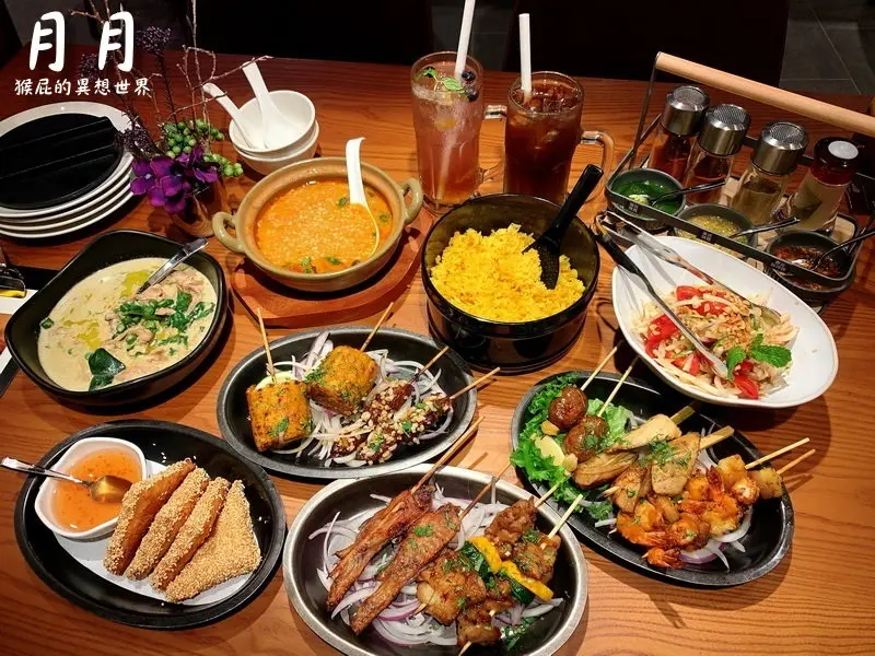 【台北信義】遠百信義新開幕-月月泰式燒烤！瓦城新品牌，泰式燒烤料理！信義遠百14樓！近捷運市政府站、捷運象山站！(台北包廂餐廳、遠百信義美食、遠百信義餐廳) @猴屁的異想世界