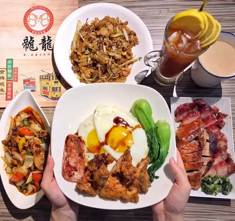 大安港式茶餐廳推薦！彷彿直接來到香港，街景直接呈現 ● 㡣龍香港茶餐 | 台北大安美食，大安區港式料理推薦