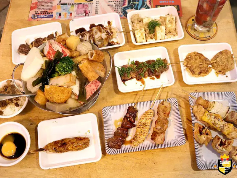 台南日式串燒／使用木炭現點現烤／嚴選食材特調醬料／季節限定隱藏版菜色／秋冬限定黑輪火鍋／日本進口關東煮食材／連日本人都愛吃／提供外送服務－「歐野基串燒き屋台」