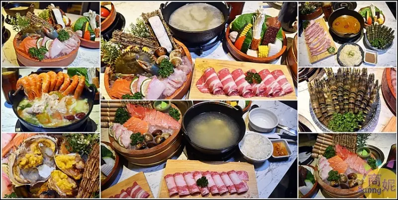 台中公益路活海鮮鍋物~名人鍋。活海鮮、肉盤加台式湯頭，品嘗鮮味好享受!@商妮吃喝遊樂